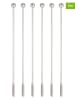 VINERS 6er-Set: Cocktail-Rührstäbchen in Silber - (L)19 cm