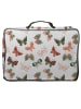 The Wild Hug Tas "Butterflies" wit/meerkleurig - (B)36 x (H)11 x (D)25 cm