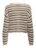 ONLY Pullover in Beige/ Braun