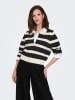 ONLY Cardigan in Schwarz/ Creme