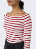 ONLY Longsleeve wit/rood