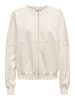 ONLY Sweatjacke in Beige