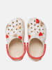 Crocs Chodaki "Classic Heart" w kolorze czerwono-beżowym