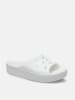 Crocs Pantoletten "Classic Platform" in Weiß