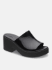 Crocs Klapki "Brooklyn Slide High" w kolorze czarnym