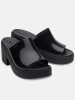 Crocs Klapki "Brooklyn Slide High" w kolorze czarnym