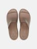 Crocs Slippers "Brooklyn Slide High" lichtbruin