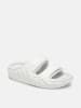 Crocs Pantoletten "Classic Cozzzy Overpuff" in Creme