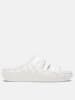 Crocs Pantoletten "Classic Cozzzy Overpuff" in Creme