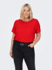 ONLY Carmakoma Bluse in Rot