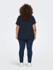 ONLY Carmakoma Bluse in Dunkelblau