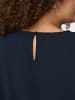 ONLY Carmakoma Bluse in Dunkelblau