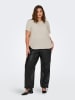 ONLY Carmakoma Bluse in Creme