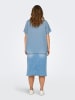 ONLY Carmakoma Blouse lichtblauw