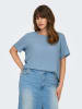 ONLY Carmakoma Blouse lichtblauw