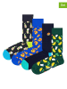 Happy Socks Skarpety (4 pary) "Beer & Pack Junk Food" ze wzorem
