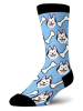 Lucky Socks Skarpety (2 pary) w kolorze błękitno-biało-czarnym
