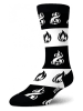 Lucky Socks Skarpety (2 pary) w kolorze czarno-białym