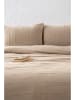 Colourful Cotton 3tlg. Tagesdecken-Set "Sedef" in Beige