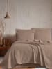 Colourful Cotton Tagesdecke "Tonne" in Beige
