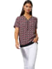 Heine Bluse in Rot/ Schwarz