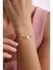 Lodie Silver Vergulde armband met sierelement- (L)17 cm
