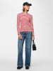 Pieces Longsleeve "Ruka" in Rot/ Weiß