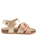 billowy Sandalen "Rosso" goudkleurig