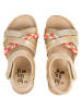 billowy Sandalen "Rosso" goudkleurig