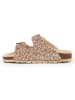 billowy Pantoletten in Gold