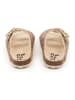billowy Pantoletten in Gold