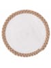 Villa d´Este 3-delige set: placemats blauw/wit/beige - Ø 38 cm