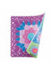 Villa d´Este 6-delige set: placemats lichtblauw/oranje/paars - (L)37 x (B)37 cm
