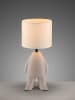 Just Light Tischleuchte "Ted" in Beige - (H)38 x Ø 16 cm