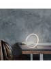 Just Light LED-Tischleuchte "Mini Ritus" in Silber - (H)25 x Ø 25 cm