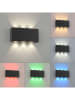Just Light LED-Wandleuchte "Lola Carla" in Schwarz - (B)17 x (H)8 x (T)4 cm