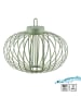 Just Light LED-Hängeleuchte "Akuba" in Grün - (H)37 x Ø 46 cm