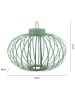 Just Light LED-hanglamp "Akuba" groen - (H)37 x Ø 46 cm