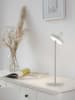 Just Light LED-Tischleuchte "Amag" in Grau - (H)47,2 x Ø 15 cm
