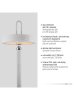 Just Light Staande LED-lamp "Amag" wit - (H)125,2 x Ø 18 cm