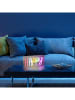 Just Light Decoratieve LED-lamp "Happy" meerkleurig - (B)23 x (H)12,7 x (D)4 cm