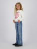 Vingino Sweatshirt in Creme/ Rot