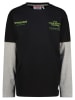 Vingino Longsleeve in Schwarz/ Grau