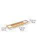 Wenko Badplankje lichtbruin - (B)70 x (H)4,5 x (D)16 cm
