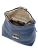 Anna Morellini Leder-Rucksack "Azalea" in Dunkelblau - (B)30 x (H)31 x (T)11 cm