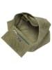 Anna Morellini Leder-Schultertasche "Palladia" in Khaki - (B)38 x (H)30 x (T)2 cm