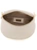 Anna Morellini Leder-Umhängetasche "Domenica" in Beige - (B)19 x (H)15 x (T)8 cm