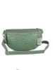 Anna Morellini Leder-Brustbeutel "Azzurra" in Grün - (B)21 x (H)13 x (T)6 cm