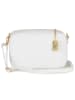 Anna Morellini Leder-Umhängetasche "Pippa" in Weiß - (B)25 x (H)16 x (T)6 cm