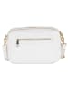 Anna Morellini Leder-Umhängetasche "Pippa" in Weiß - (B)25 x (H)16 x (T)6 cm